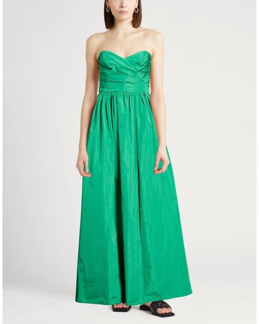 Liu Jo Green Maxi Dress Polyester