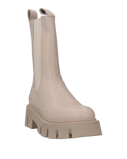 COPENHAGEN Natural Ankle Boots Calfskin