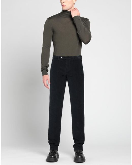 SPARVIERI Blue Midnight Pants Cotton, Elastane for men