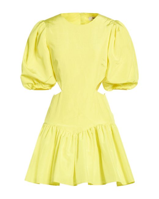 MSGM Yellow Mini Dresses