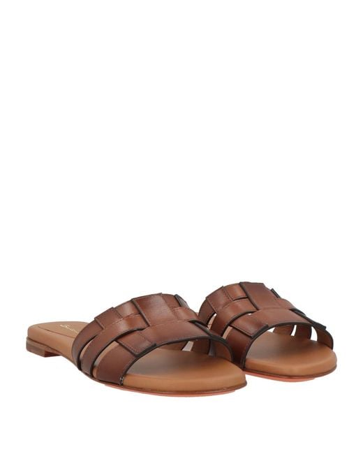 Santoni Brown Sandals