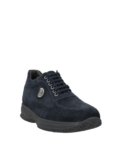 Exton Blue Midnight Sneakers Leather for men