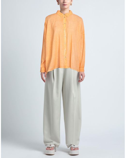 SKILLS & GENES Orange Shirt Cotton