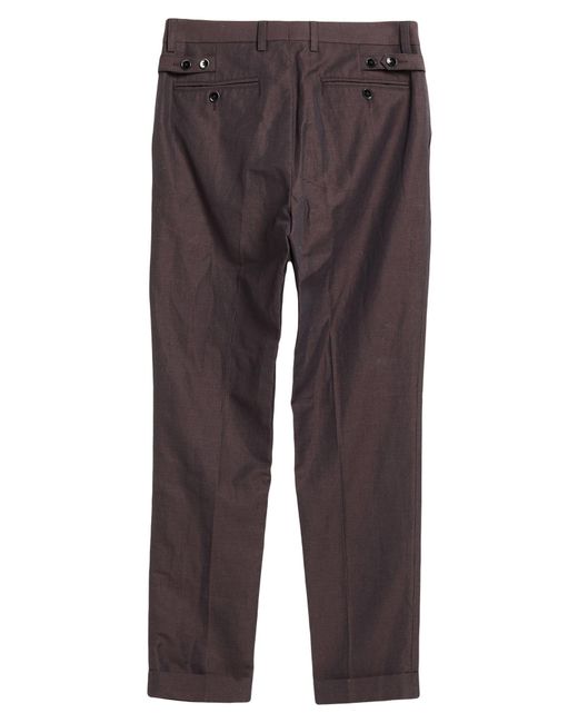 Dolce & Gabbana Gray Pants Cotton, Linen for men