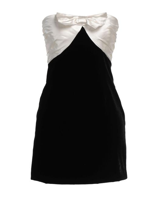 Alessandra Rich Black Mini Dress