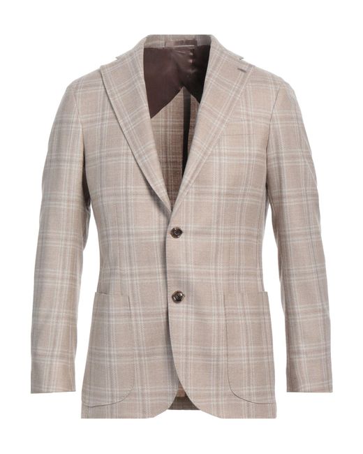 Blazer di Barba Napoli in Gray da Uomo
