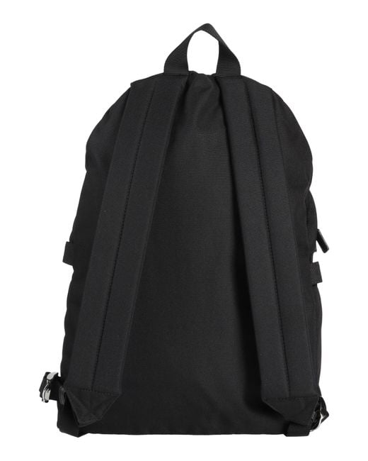 KENZO Black Backpack Polyester, Cow Leather for men