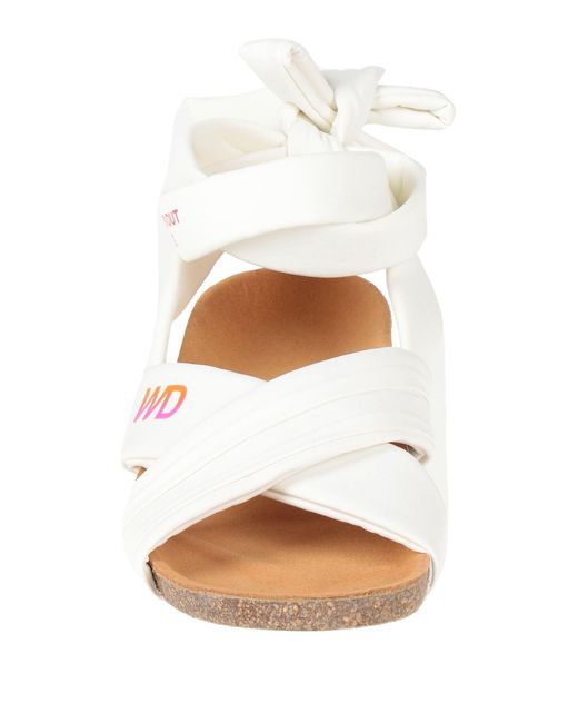 F_WD White Sandals