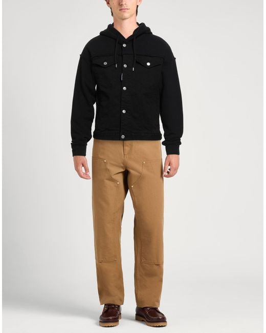 DSquared² Black Denim Outerwear for men