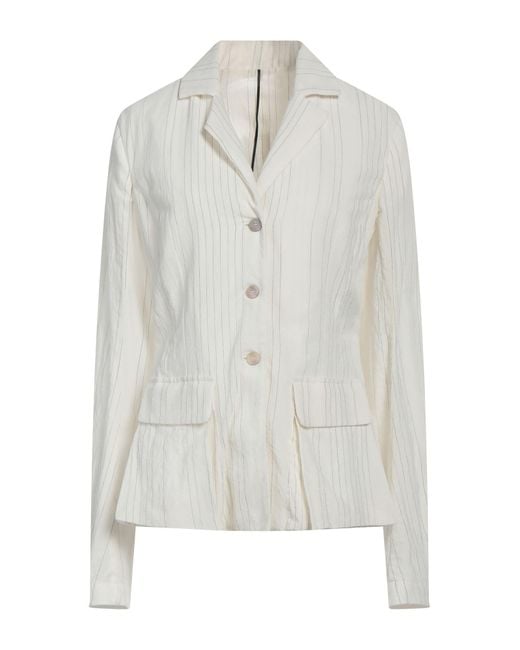 Masnada White Blazer