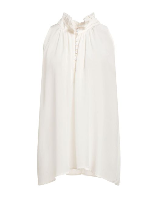 SAGE AND IVY White Top Silk