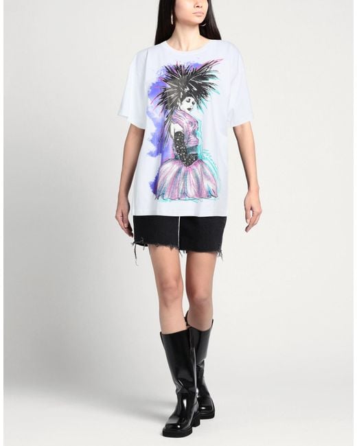 Moschino White T-Shirt Organic Cotton