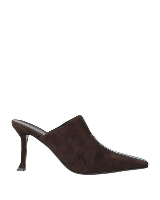 Ferragamo Brown Mules & Clogs