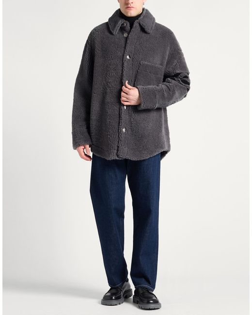 Thom Browne Gray Shearling & Teddy for men