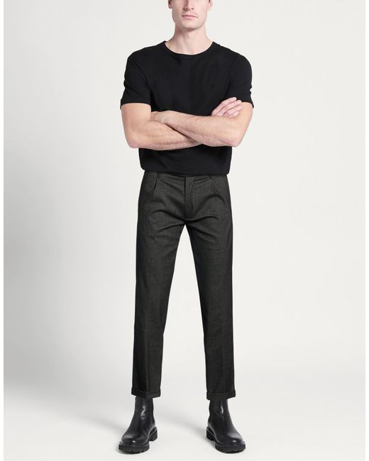 RE_HASH Gray Pants Lyocell, Polyester, Viscose, Elastane for men