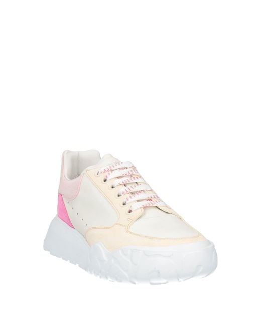 McQueen Pink Sneakers Leather