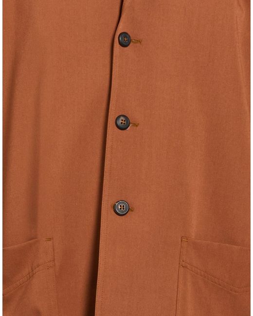 Doppiaa Brown Jacket Polyester, Modal, Polyurethane for men