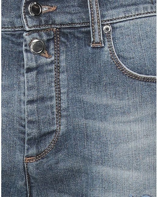 Dirk Bikkembergs Denim Trousers in Blue 