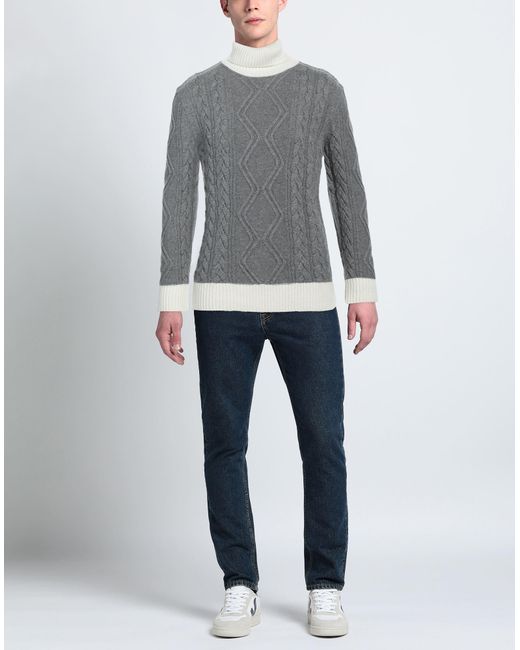 Cuello alto M.Q.J. de hombre de color Gray