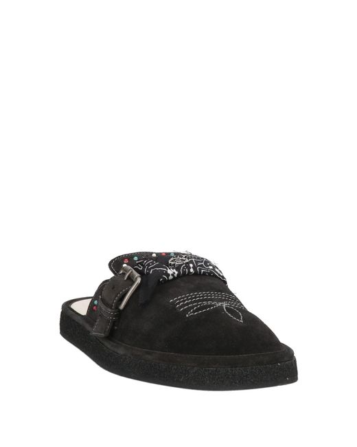 HAANI Black Mules & Clogs