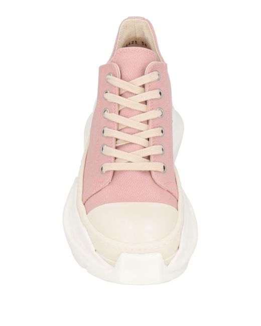 Rick Owens Pink Low-top Sneakers