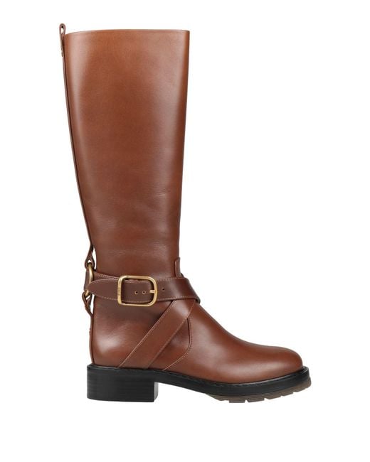 Chloé Brown Boot Leather