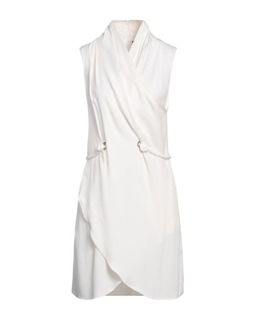 Giorgio Armani White Mini-Kleid