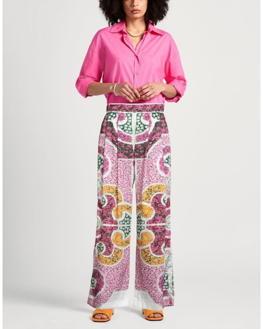 Mary Katrantzou White Pants Polyester