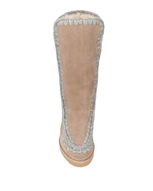 Mou Natural Sand Boot Shearling