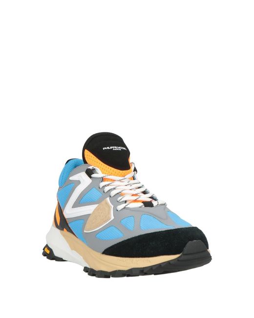 Philippe Model Blue Sneakers for men