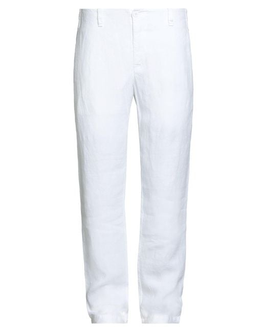 Transit White Pants Linen for men