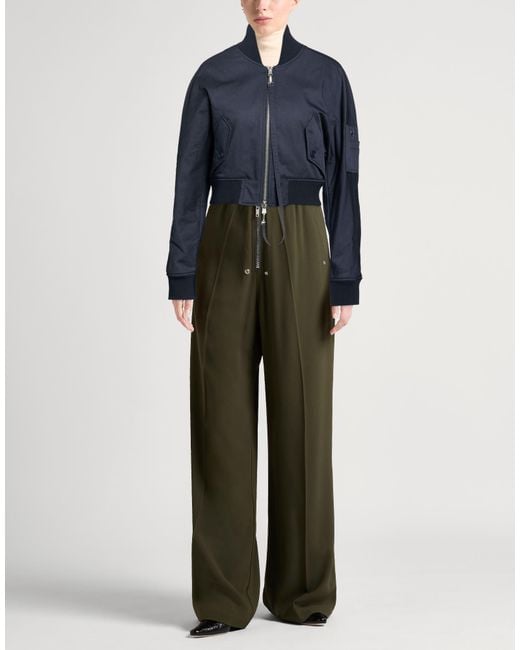 Courreges Blue Jacket Polyester, Cotton