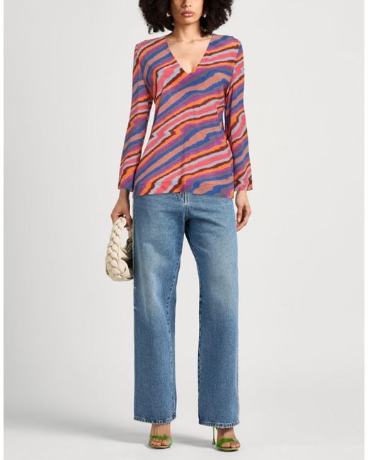 Missoni Red Top Silk, Elastane