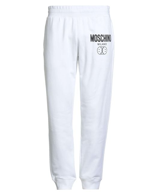 Moschino White Trouser for men