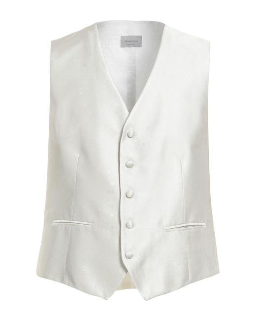Tombolini White Waistcoat for men