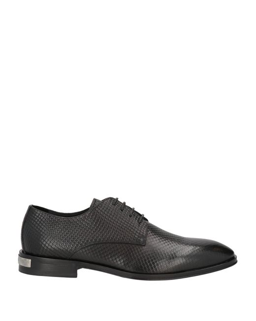 Roberto Cavalli Gray Lace-up Shoes for men