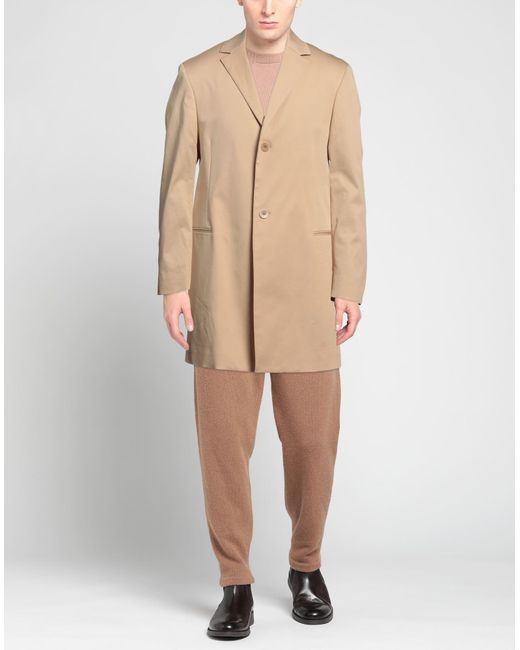 Calvin Klein Natural Overcoat & Trench Coat for men