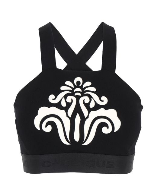 Top Pinko C-clique en coloris Black