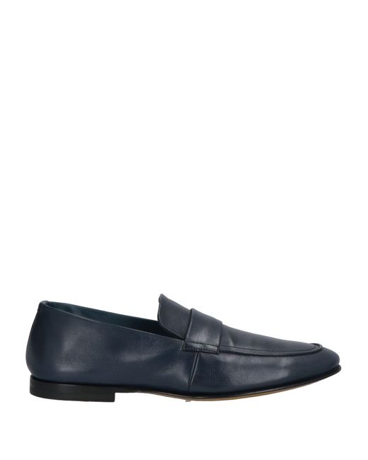 Fabi Blue Loafers Leather for men