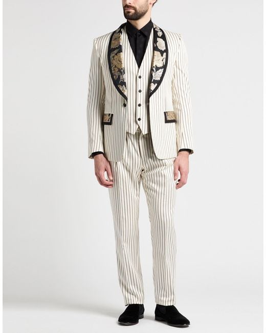 Dolce & Gabbana White Suits for men