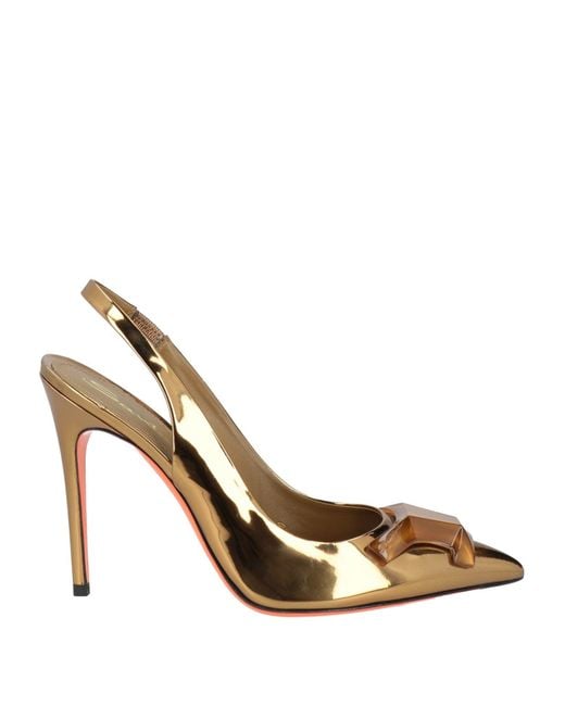 Santoni Metallic Pumps