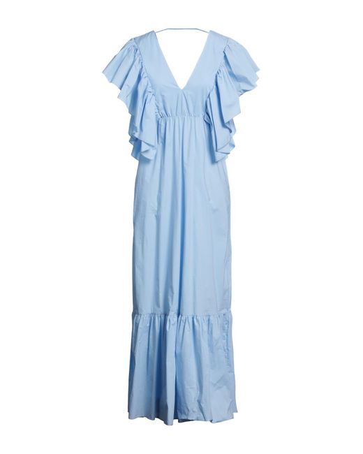 Haveone Blue Maxi Dress