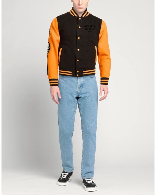 APRÈS SURF Black Jacket Cotton, Polyester for men