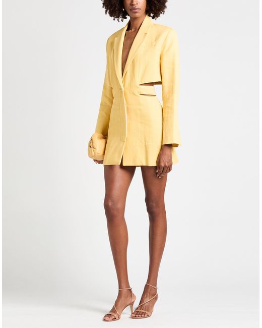 Jacquemus Yellow Mini Dress