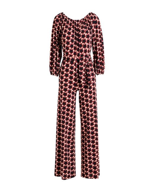 Siyu Red Jumpsuit Polyamide, Elastane