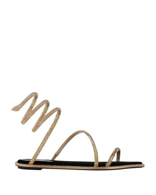 Rene Caovilla Natural Sandals