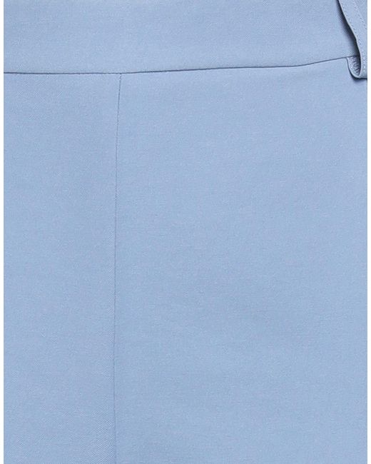 Twinset Blue Pants Viscose, Polyester
