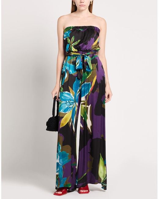 Kaos Blue Jumpsuit Viscose, Polyester