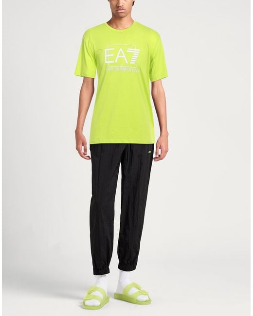 EA7 Yellow T-Shirts for men