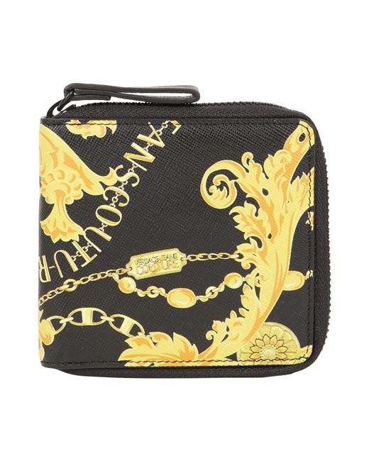 Billetera Versace Jeans Couture de hombre de color Metallic